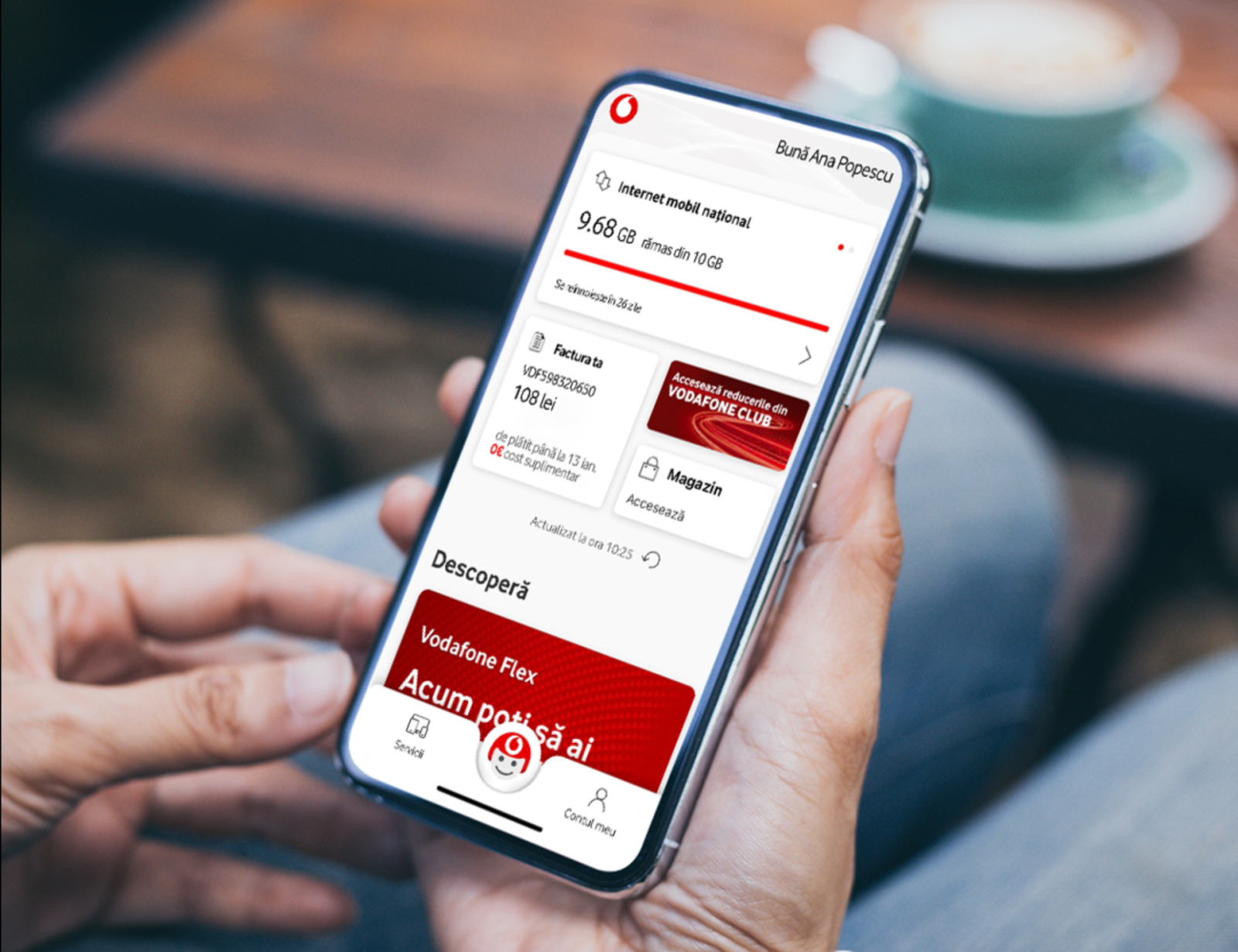 Vodafone anunță rezultatele financiare de la finalul anului 2021. Câți clienți sunt în portofoliul c...