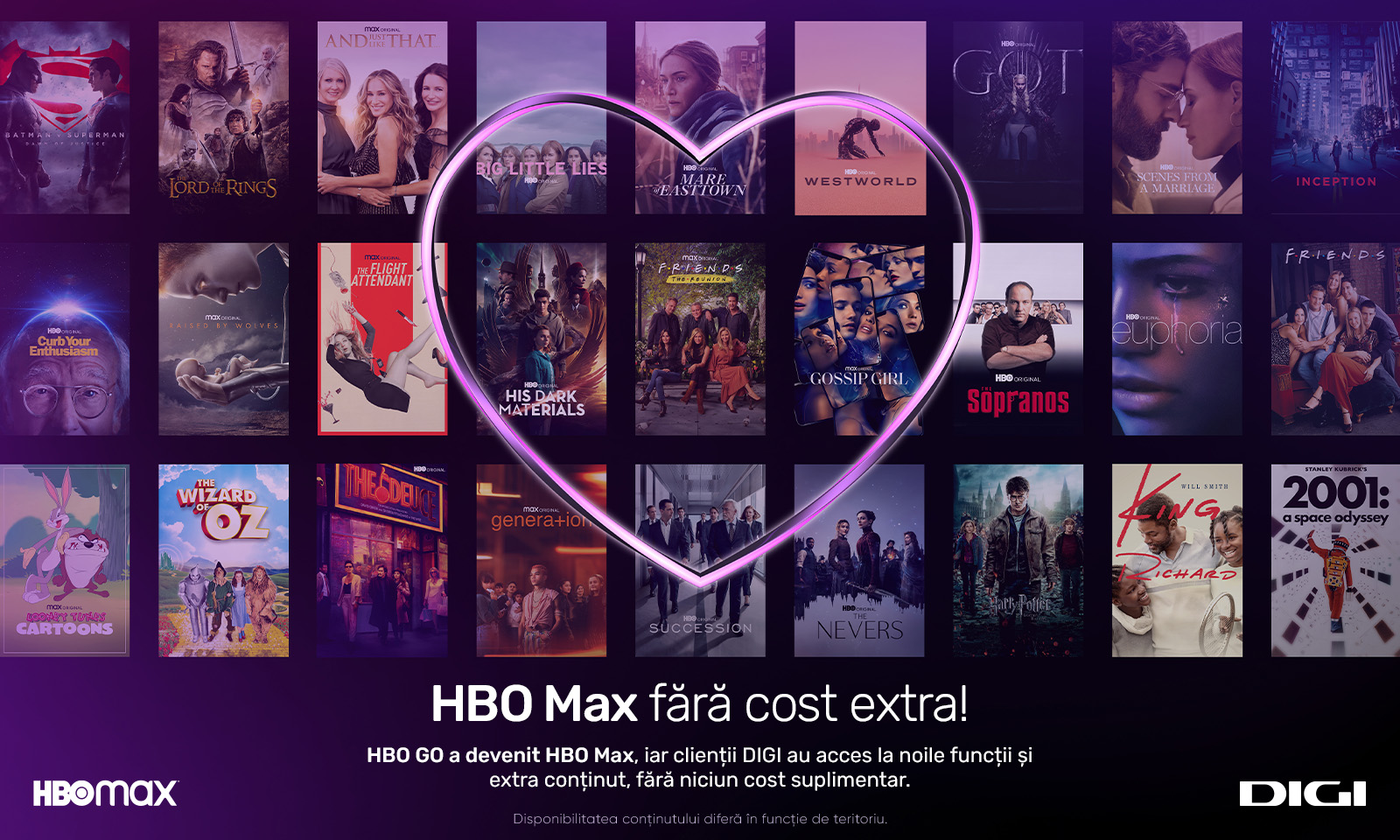 Cum se poate accesa serviciul HBO Max pentru clienții abonați la DIGI