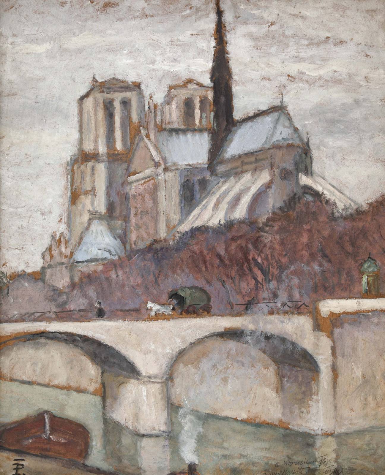 Sena catre Notre Dame Theodor Pallady