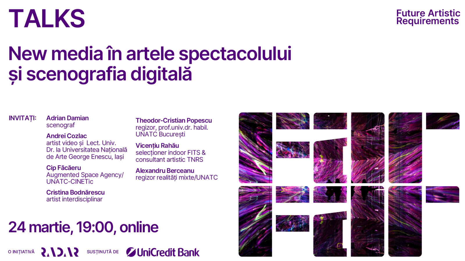 2022 aduce o nouă etapă pentru FAR - Future Artistic Requirements