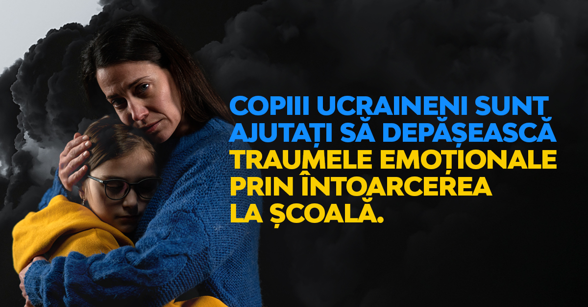 Biz Good News: Copiii din Ucraina, ajutați să depășească traumele emoționale prin întoarcerea la șco...