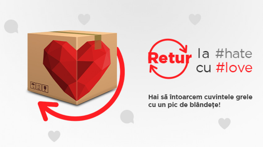 pastel și Sameday fac #returlahateculove 1 Îndemn la blândețe în campania returlahateculove