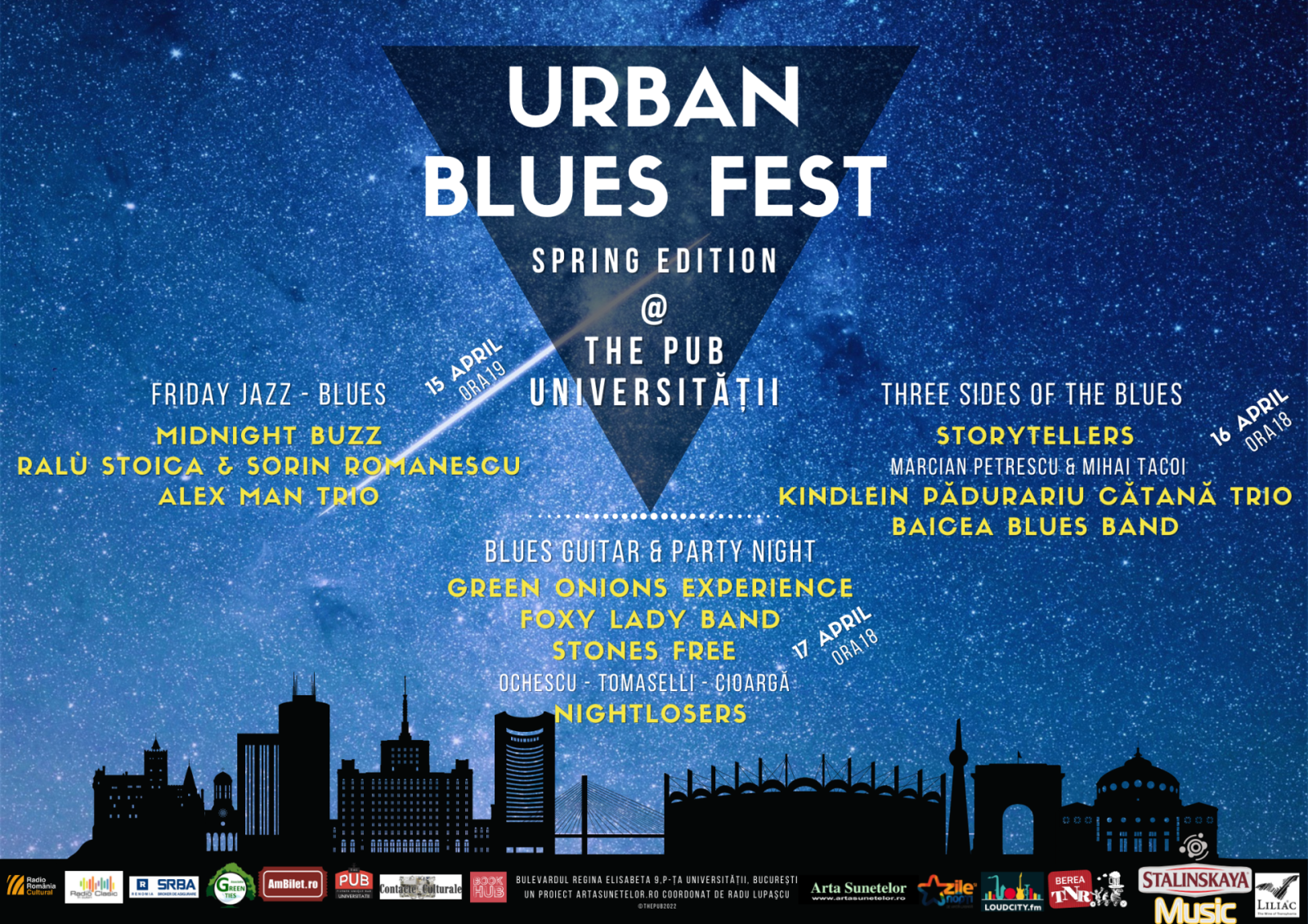 Blues cu parfum de jazz în inima Bucureștiului, în deschiderea „Urban Blues Fest”