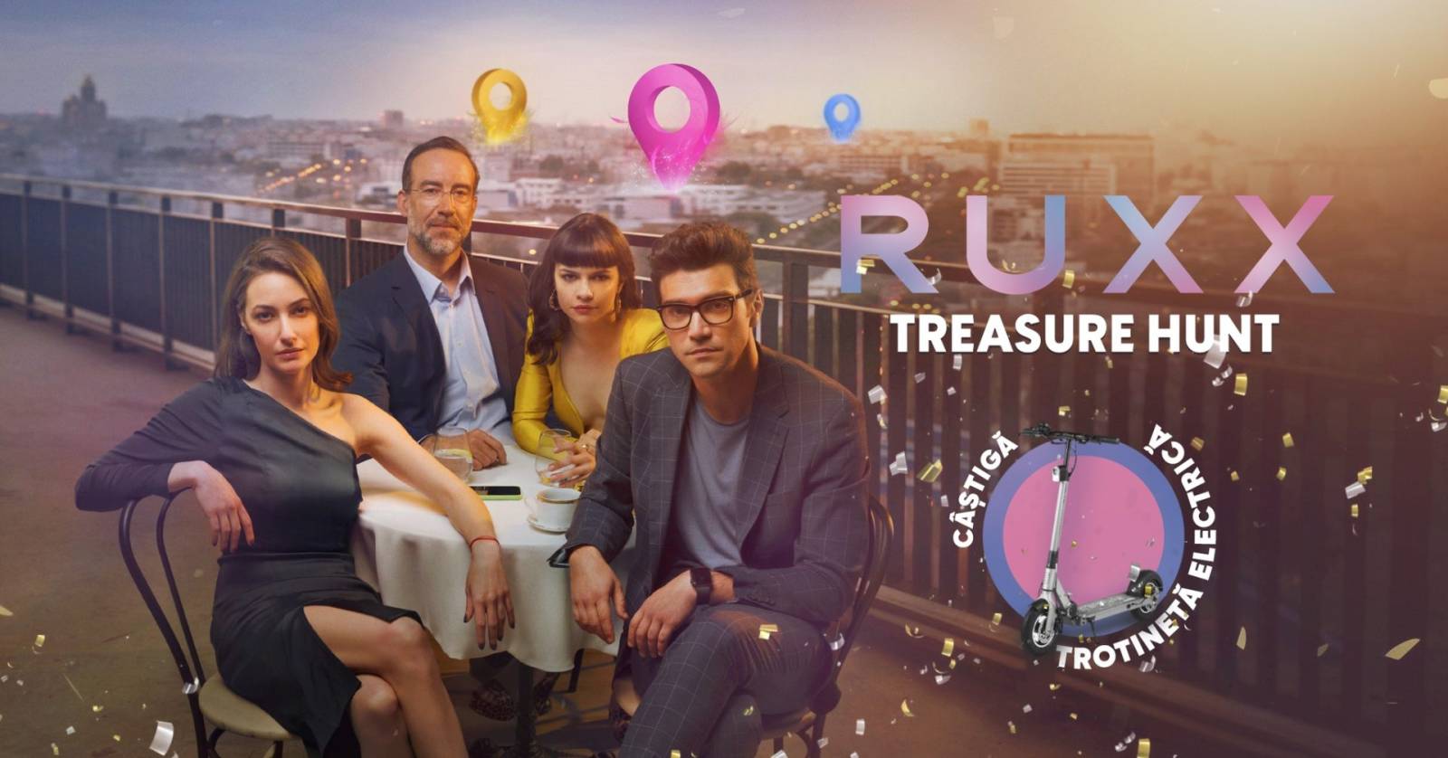 Questo invită fanii RUXX la un treasure hunt în București
