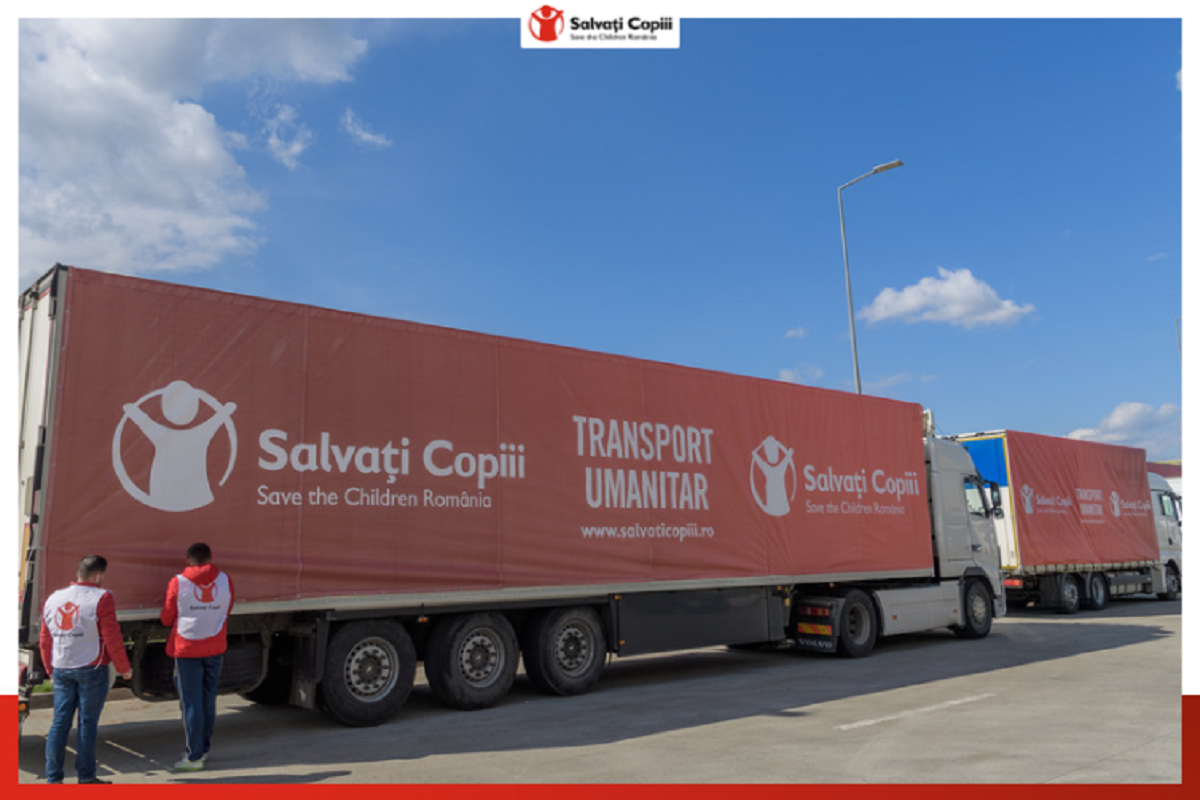 Biz Good News. Salvați copiii trimite un transport umanitar în Republica Moldova pentru refugiații d...