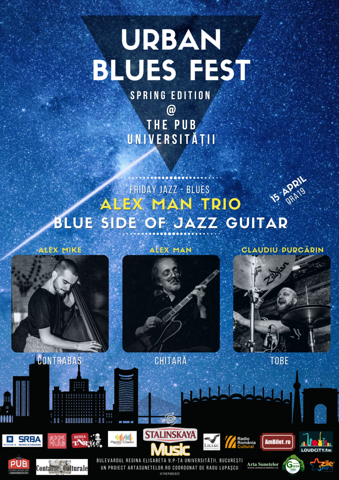 Alex Man Trio la Urban Blues Fest 2022