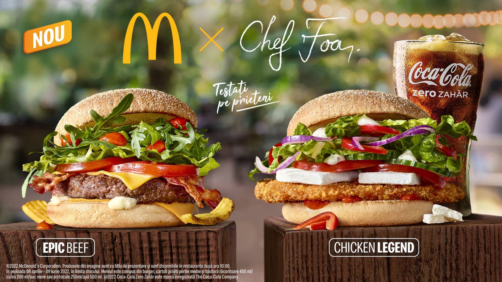 McDonald’s și Chef Foa au lansat doi noi burgeri premium în ediție limitată
