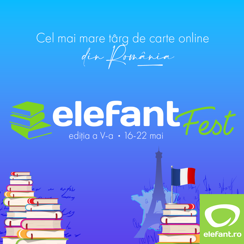 Ajuns la a V-a ediție, târgul de carte elefantFest așteaptă peste un milion de vizitatori online