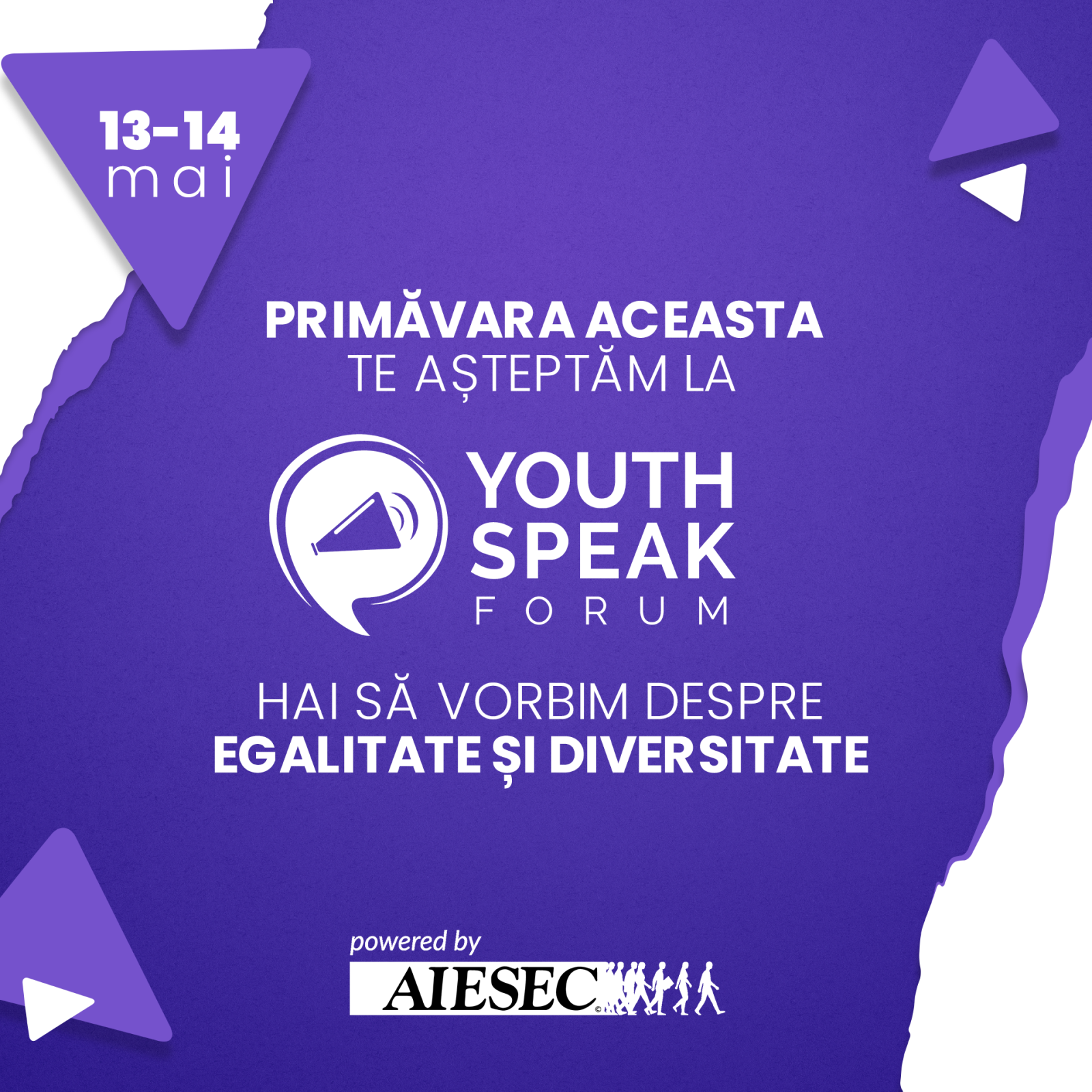 AIESEC anunță o nouă ediție Youth Speak Forum