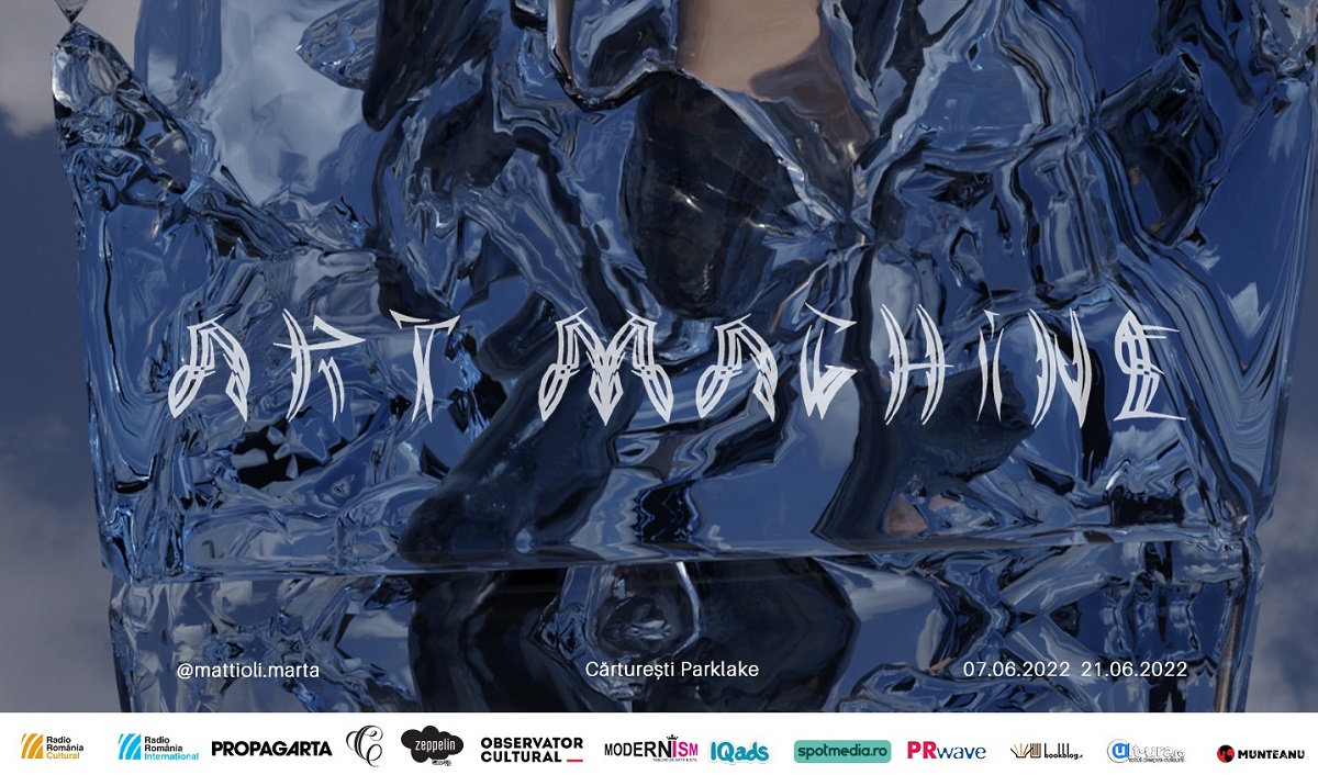 Marta Mattioli la automatul Art Machine 