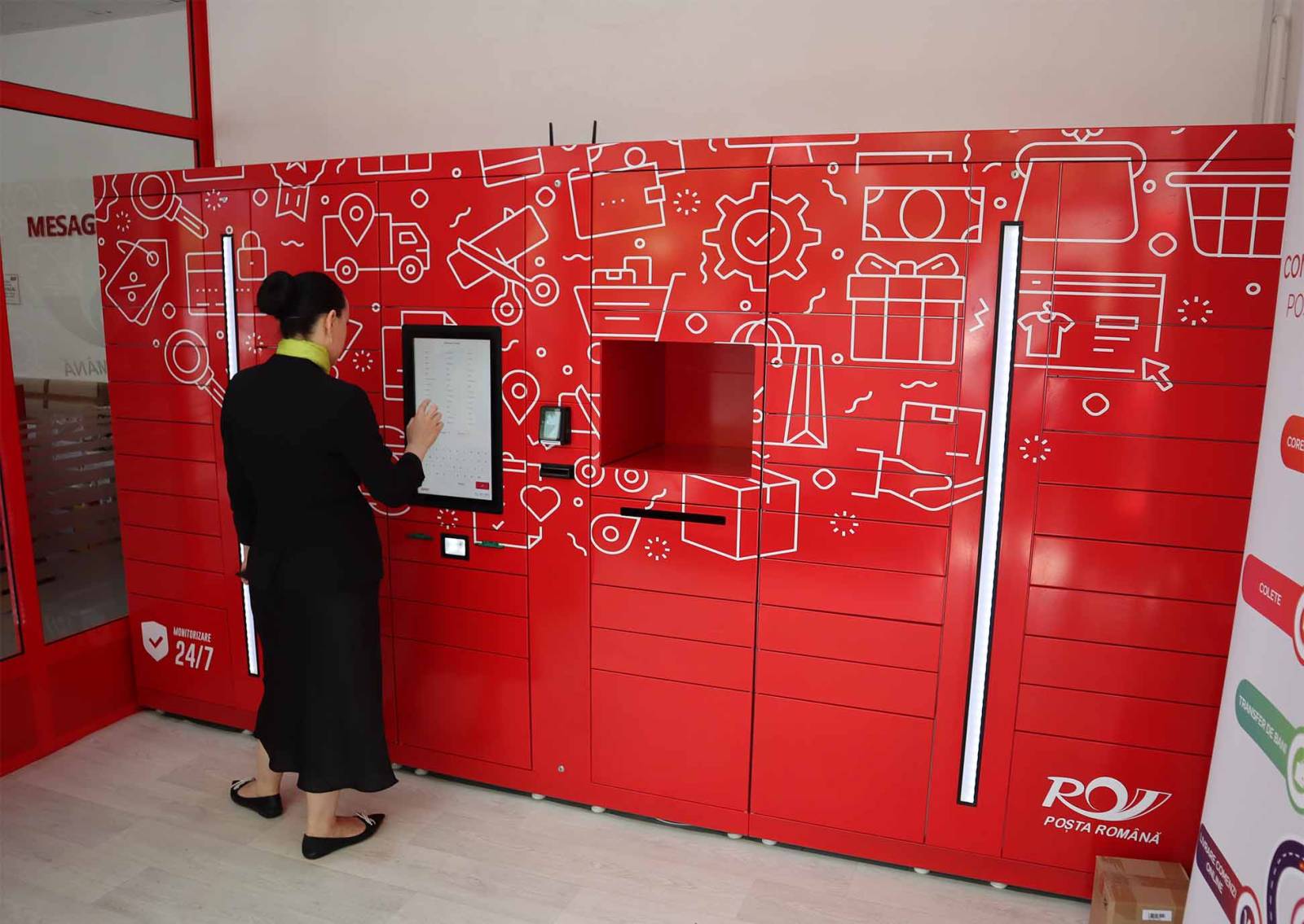 Poșta Română a lansat un Ghișeu Poștal Digital. Se pot trimite și primi colete ca la easybox