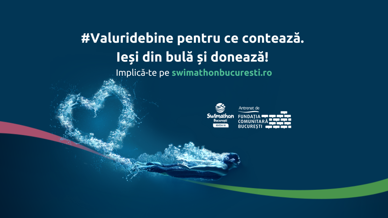 Swimathon București se reia în acest an. Donează și înoată pentru 25 de proiecte cu impact social