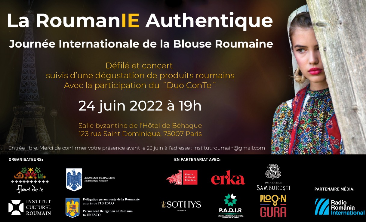 „RomânIA Autentică” sărbătorește Ziua Internațională a Iei la Paris