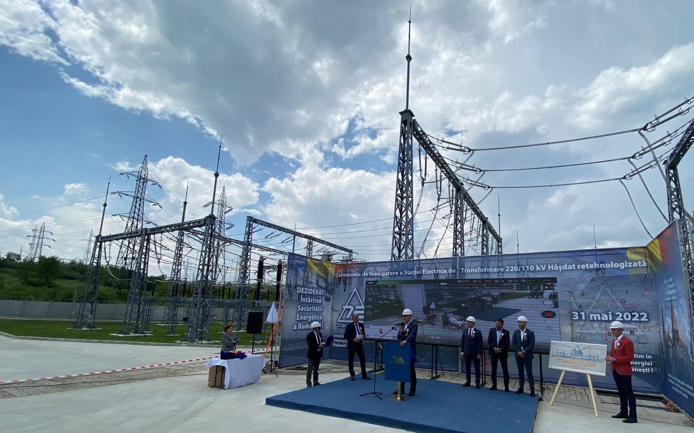 Transelectrica a finalizat o investiție de peste 60 mil. lei în retehnologizarea Stației Electrice Hășdat 1 statia electrica Hasdat 2022 2