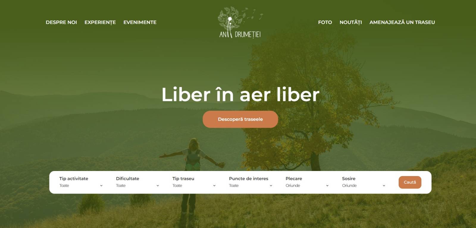 Anii Drumetiei website