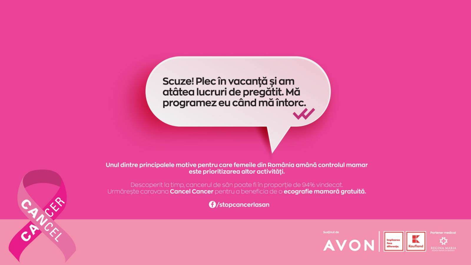 AVON și Kaufland România continuă campania #CancelCancer în 2022