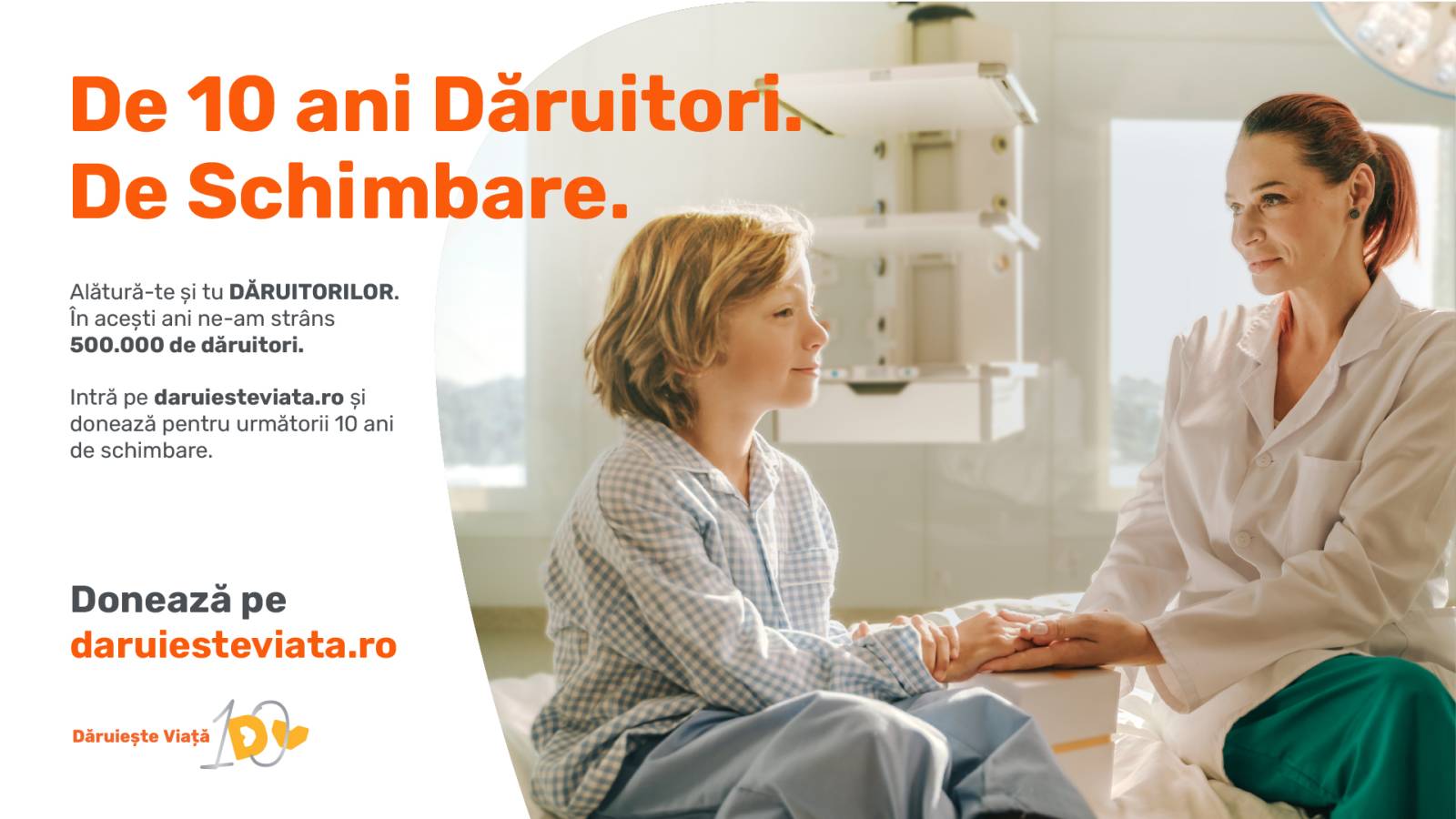 Saatchi & Saatchi + The Geeks semnează campania aniversară Dăruiește Viață – De 10 ani Dăruitori