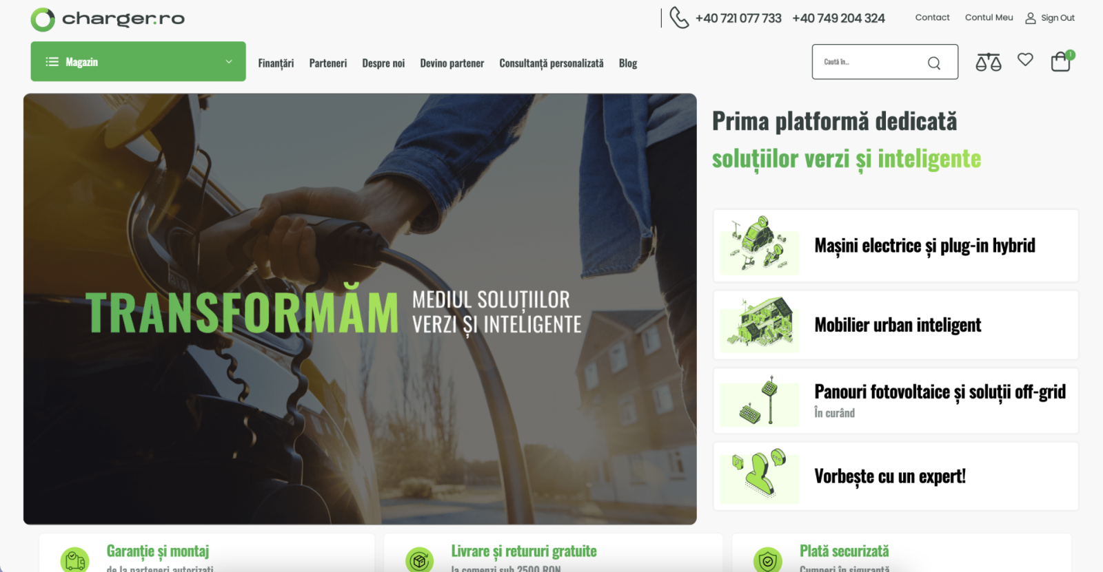 Charger.ro: Încărcare verde pentru o lume mai roz 2 Platforma Charger.ro