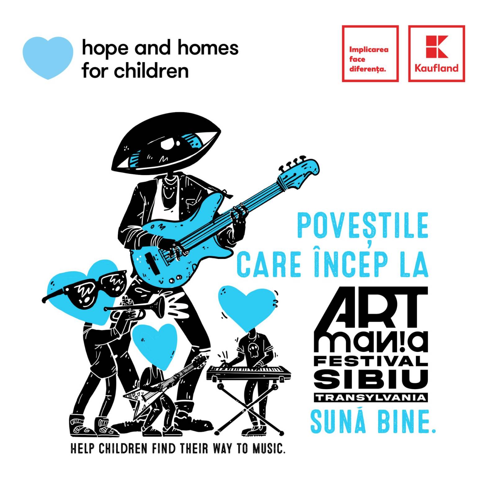 Fundația Hope and Homes for Children și ARTmania Festival 2022