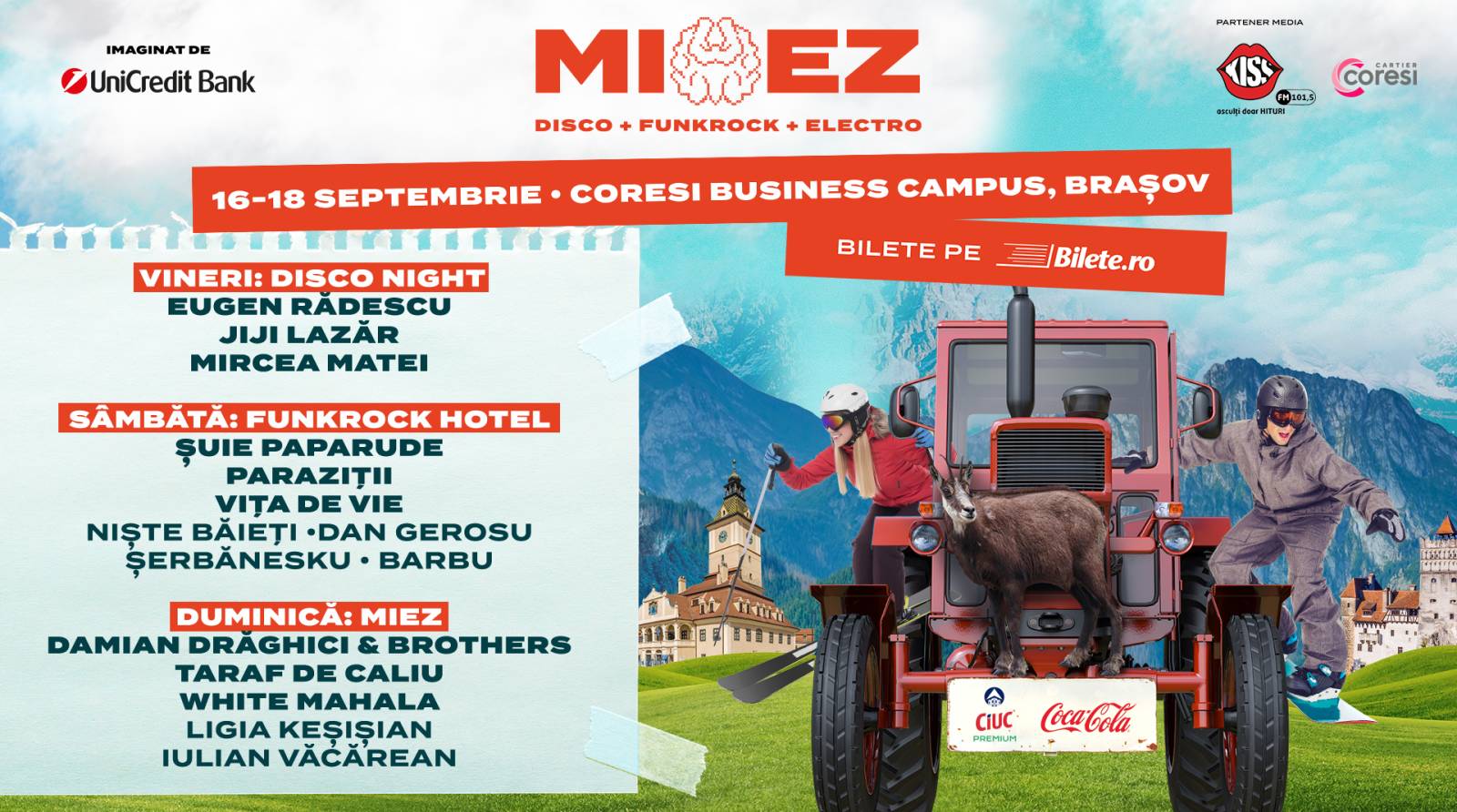 Primul festival 100% românesc. Miez Festival va avea loc la Brașov