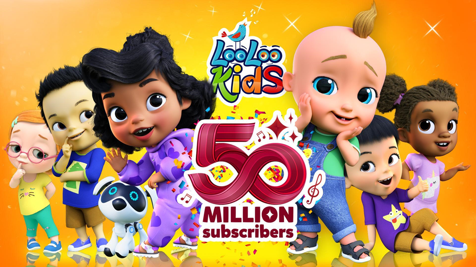 Canalul românesc de YouTube LooLoo Kids depășește 50 de milioane de abonați