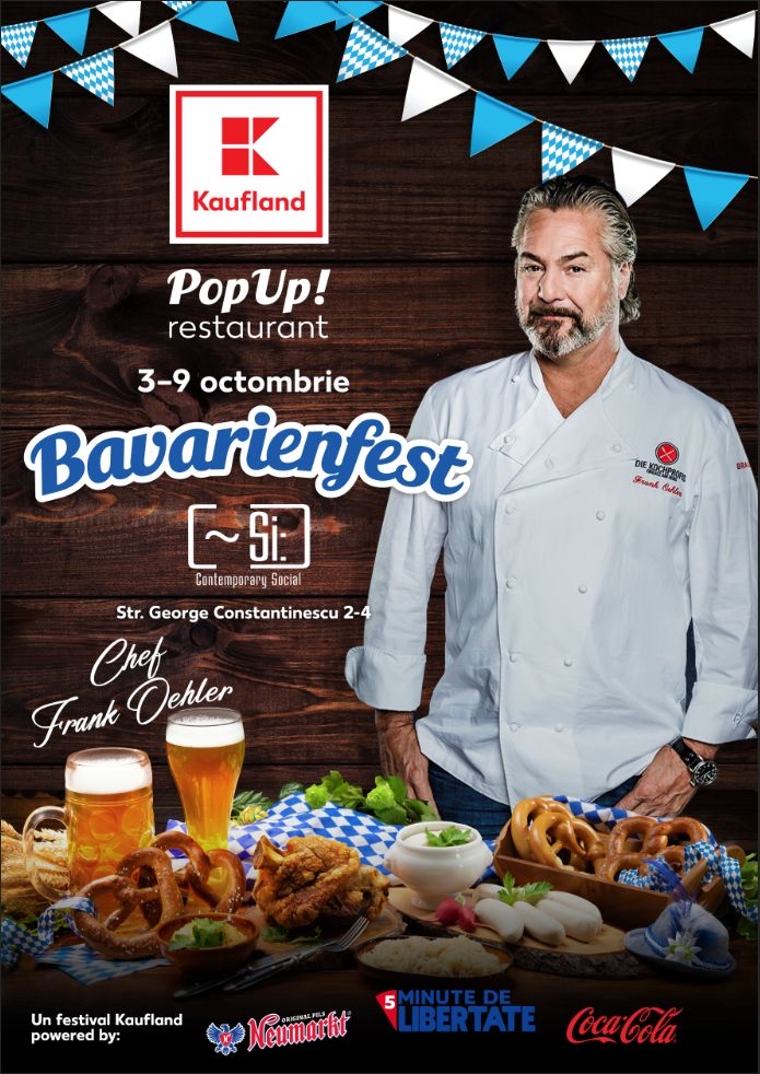 BavarienFest: petrecere în stil nemțesc, la Kaufland Pop-Up Restaurant 1 BavarienFest: petrecere în stil nemțesc, la Kaufland Pop-Up Restaurant