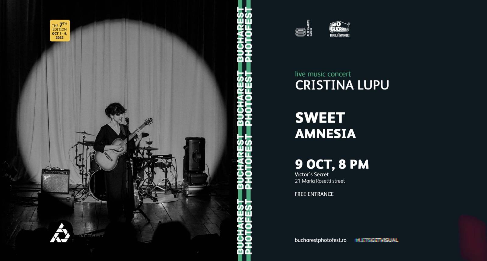 Bucharest Photofest 2022 Live music concert Sweet amnesia Cristina Lupu