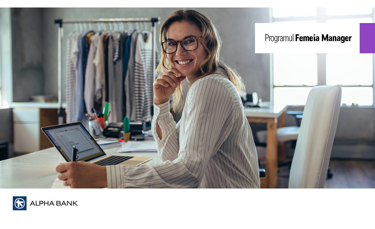 Femeia Manager - Alpha Bank