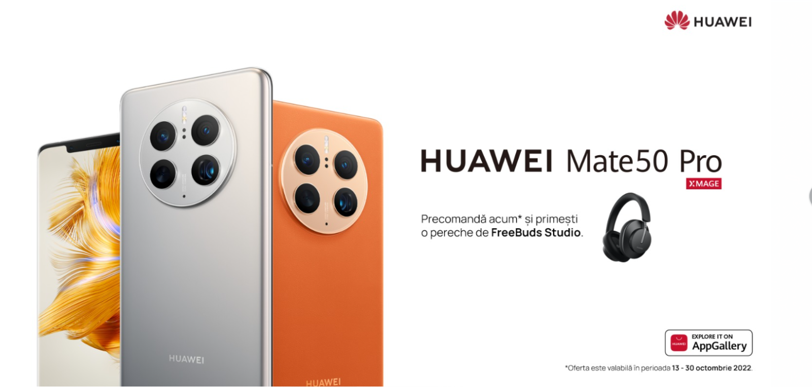 Huawei lansează un nou telefon: Huawei Mate 50 Pro
