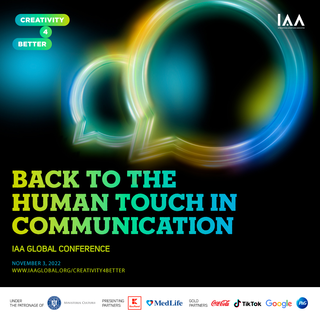IAA și Golin invită comunitatea creativă locală la Conferinţa Globală IAA „Creativity4Better” 2022