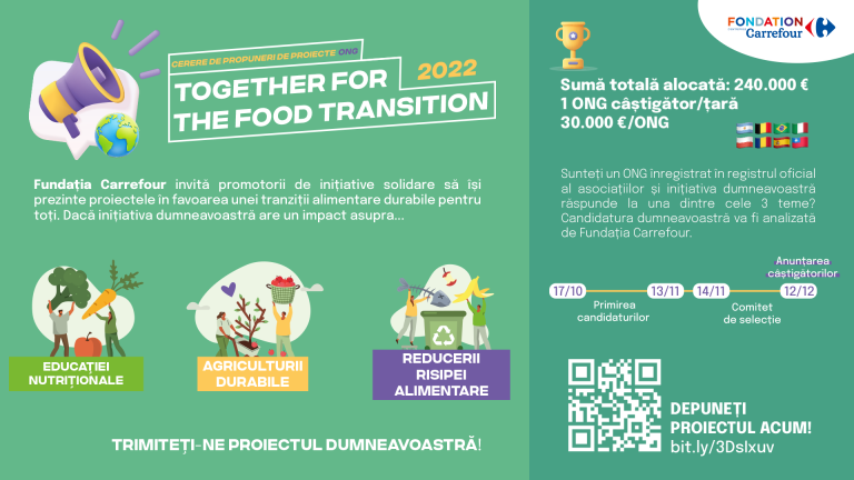 Împreună pentru tranziția alimentară