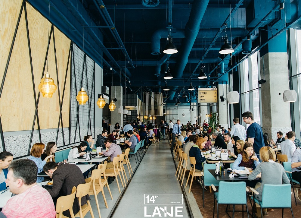 14th Lane, cel mai mare food hall din București, anticipează o creștere a cifrei de afaceri cu 30% î...