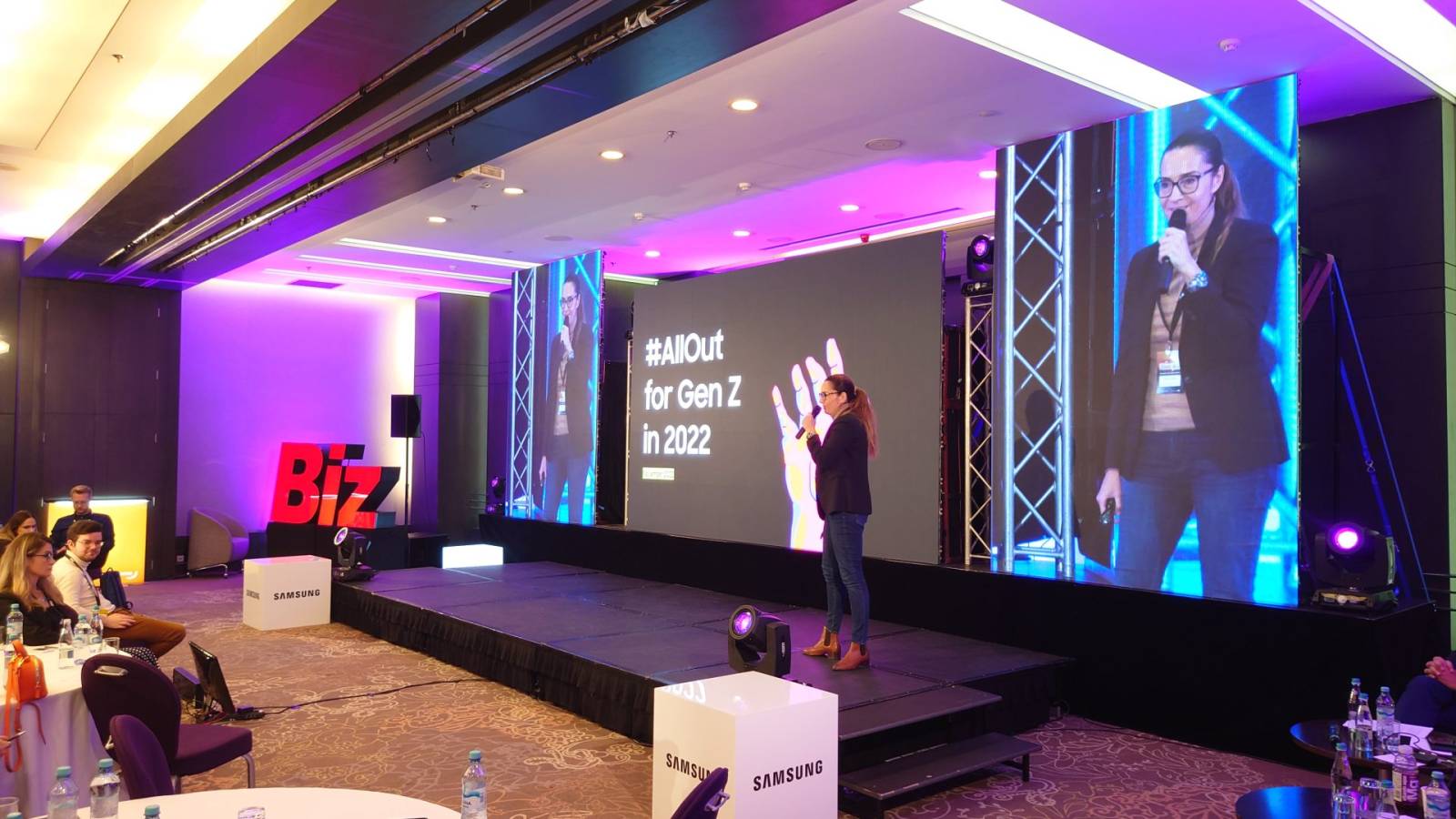 Simona Panait, Samsung, la Zilele Biz: #AllOut - Platforma Generației Z