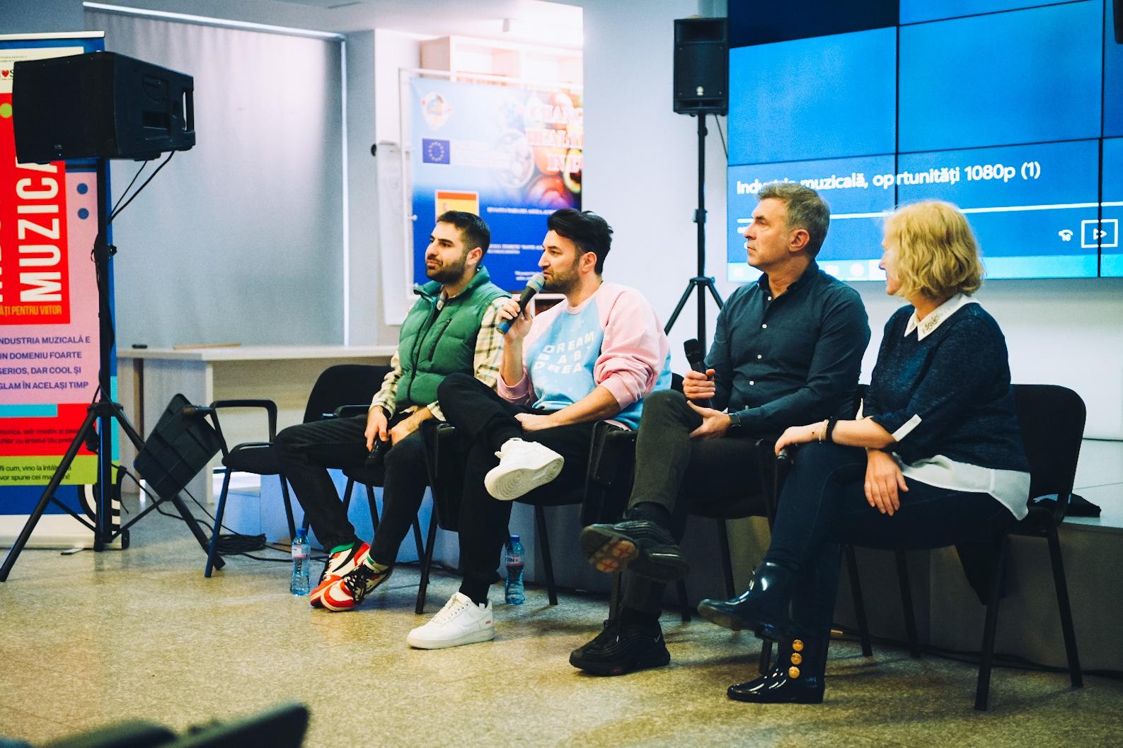 Tudor Chirilă, Smiley și alți artiști și profesioniști din industria muzicală le-au fost mentori pentru o zi elevilor din cinci licee bucureștene