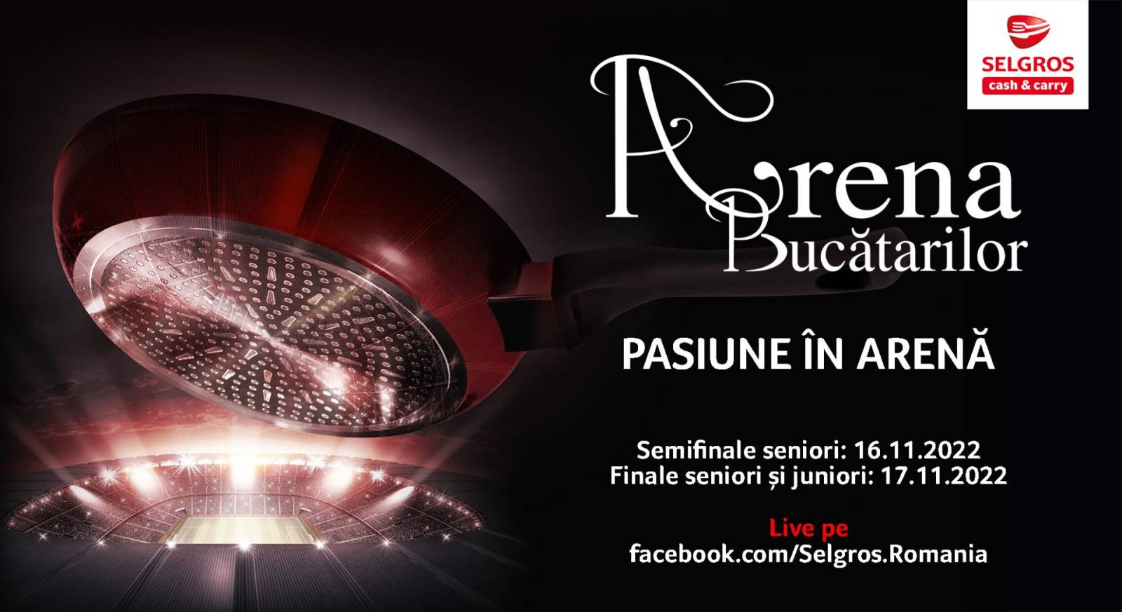 24 de concurenți vor încerca să câștige premiul de 50.000 de euro la Arena Bucătarilor