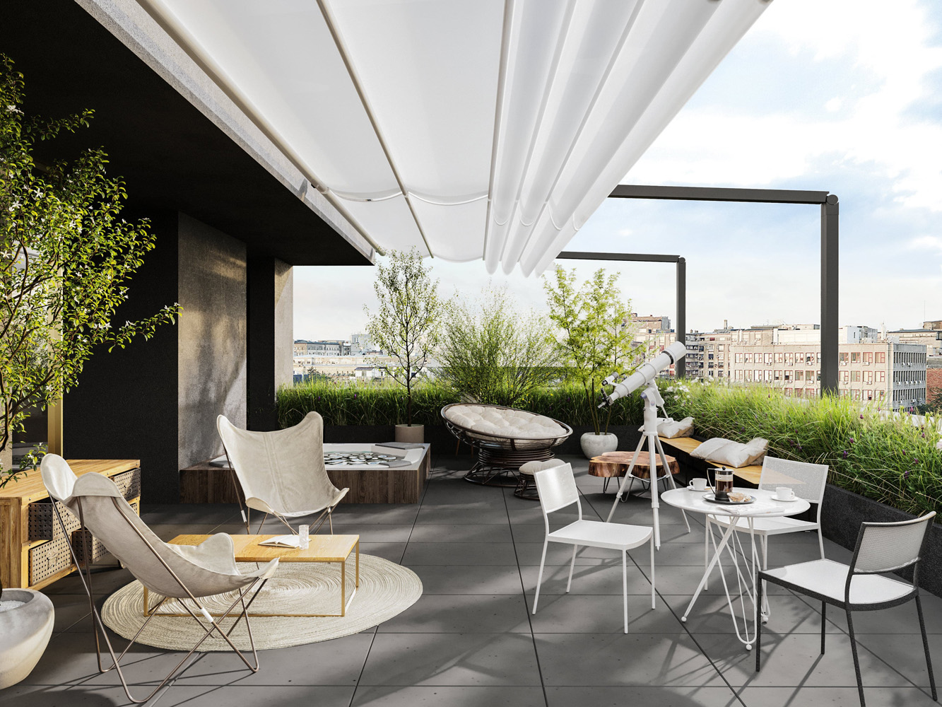 Central District Viitorului 134 Forty Management terasa