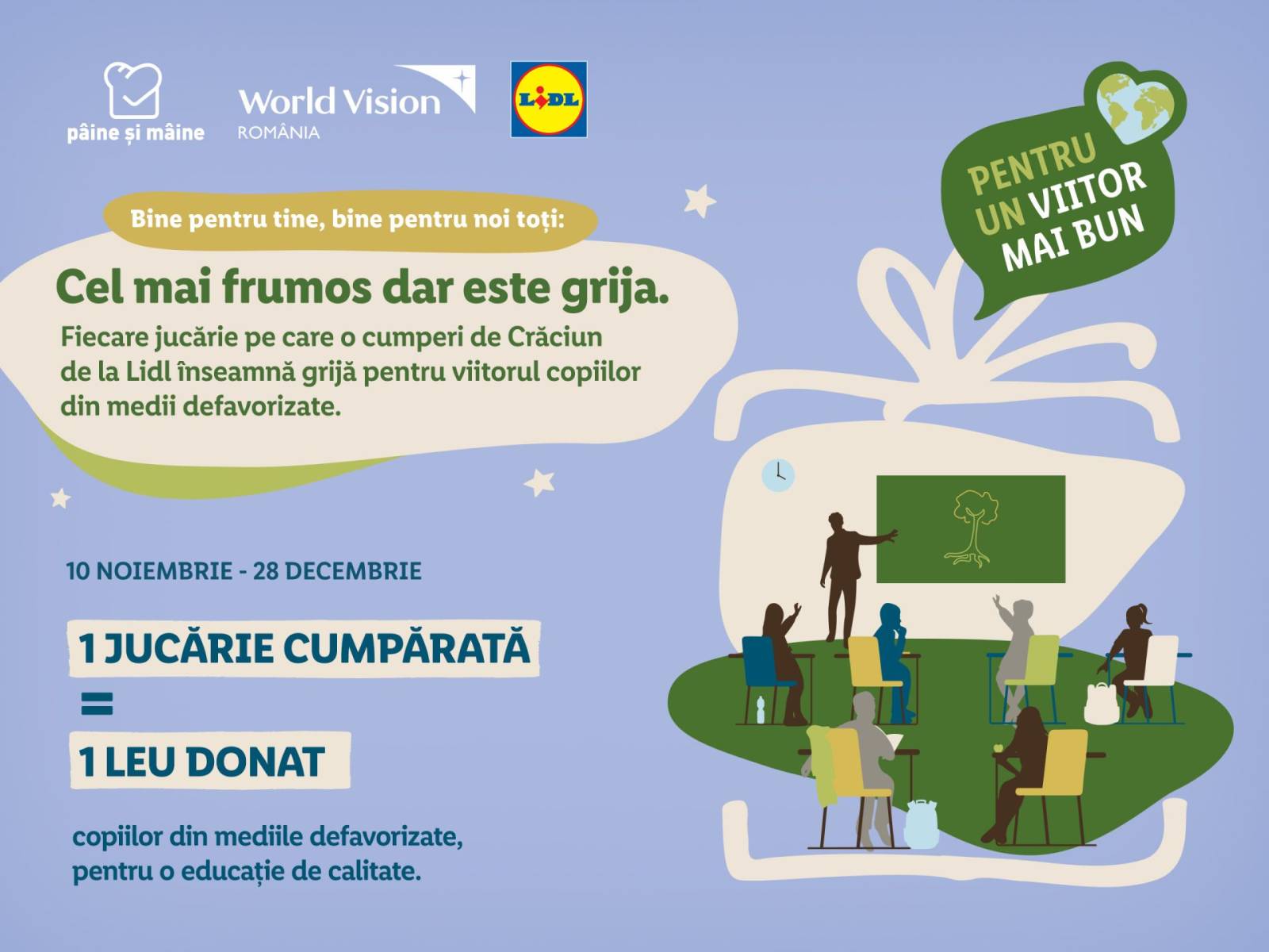 1.500 de copii din medii vulnerabile vor beneficia de acces la educație digitală, cu sprijinul oferi...