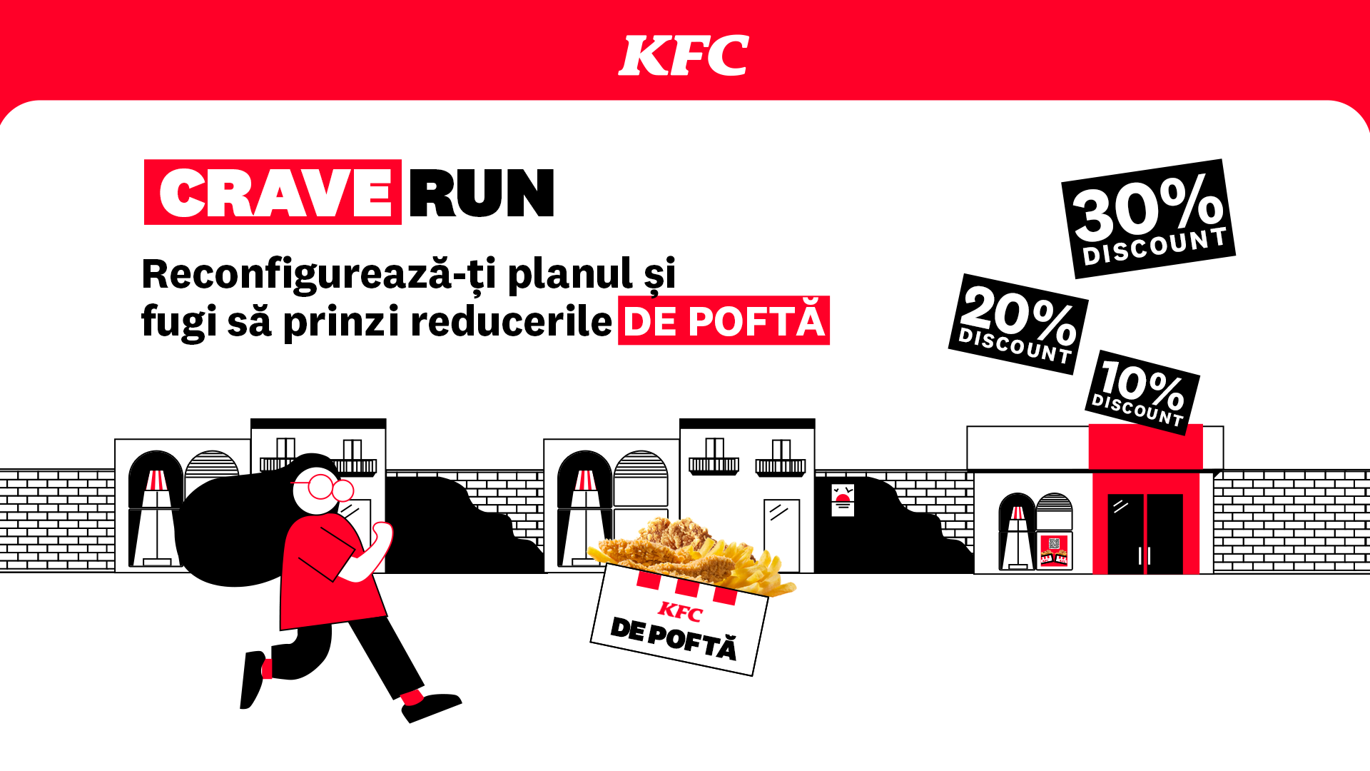 KFC provoacă consumatorii să intre în Crave Run 1 KFC provoacă consumatorii să intre în Crave Run
