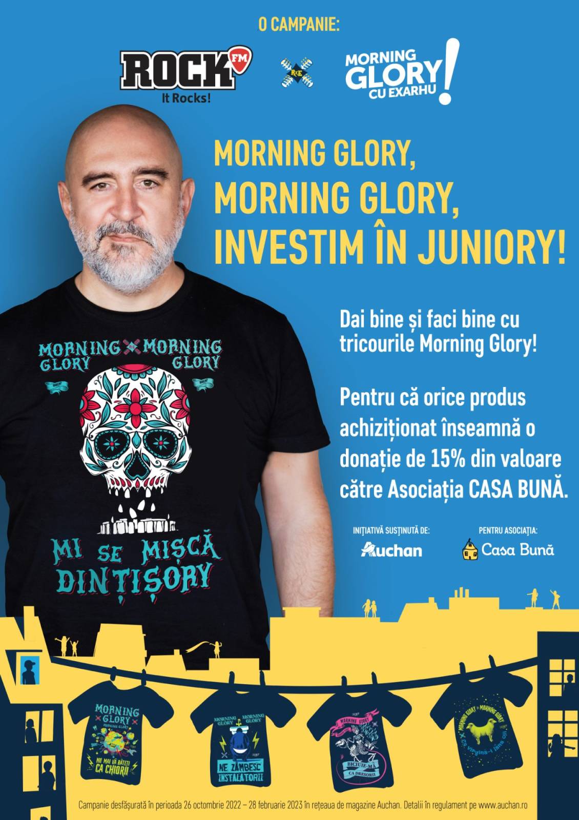 Răzvan Exarhu, realizatorul emisiunii Morning Glory, Rock FM