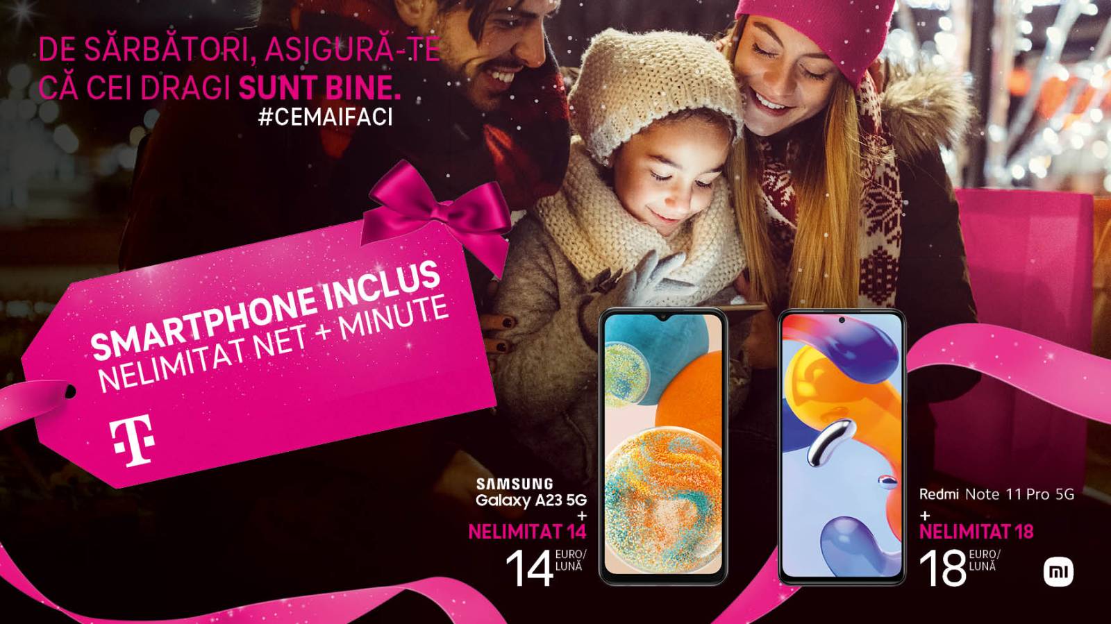 Telekom Mobile a lansat campania de Crăciun ”Ce mai faci?”