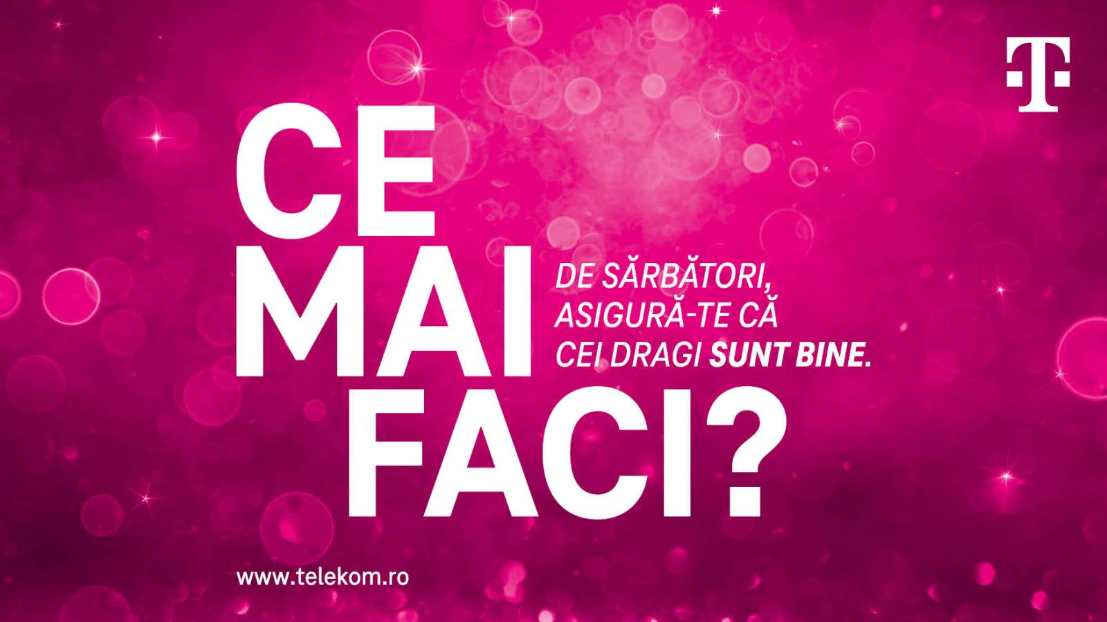 Telekom Mobile a lansat campania de Crăciun ”Ce mai faci?”