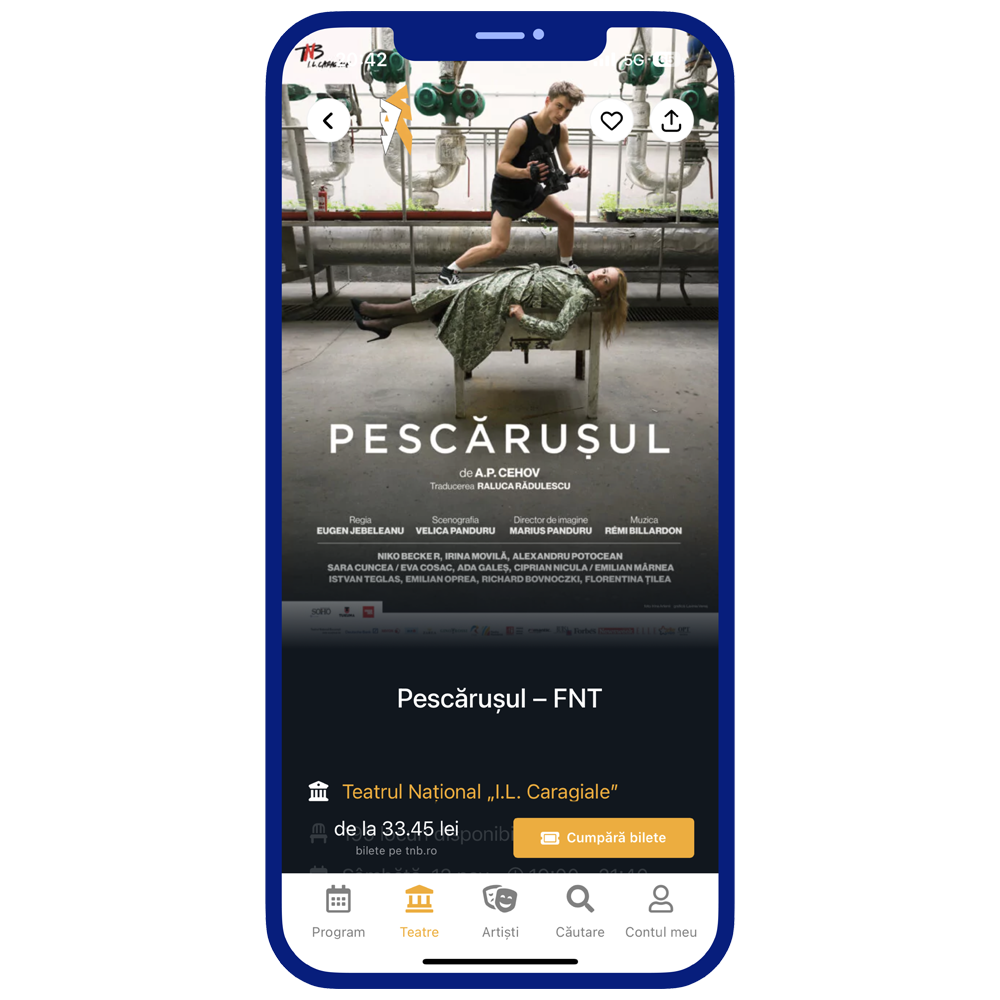 Theatrum, prima aplicație mobilă dedicată exclusiv teatrului din România