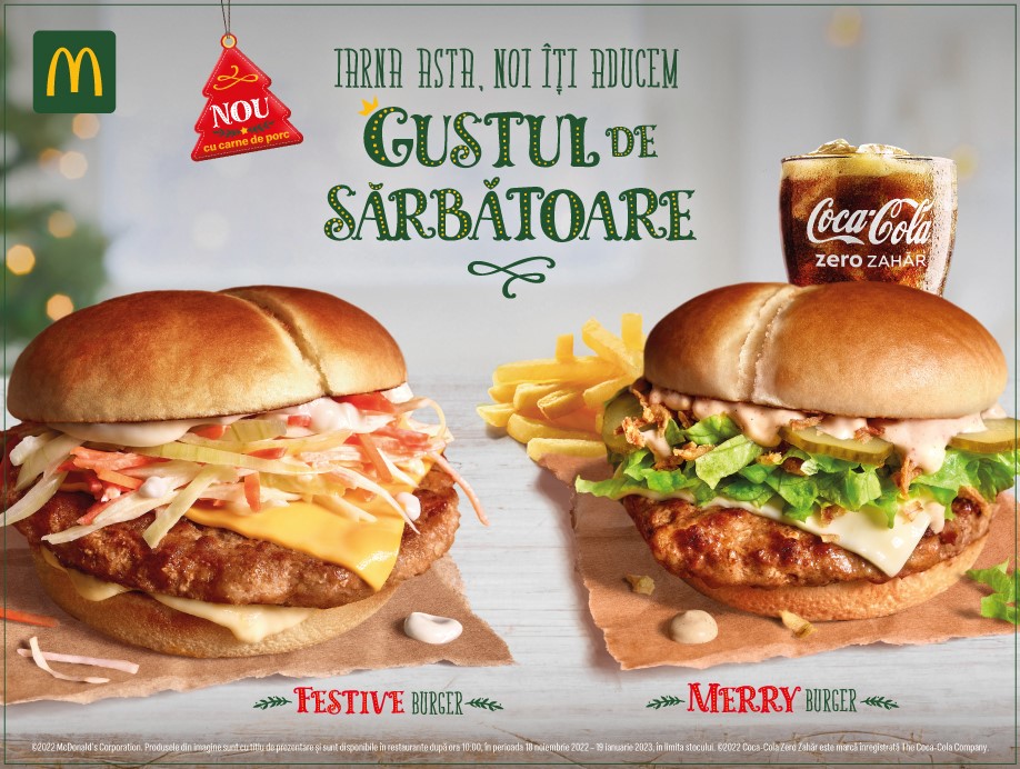 #TheChristmasBringers și doi burgeri noi și apetisanți