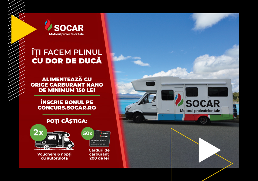Campania de vară SOCAR - Îți facem plinul cu dor de ducă!
