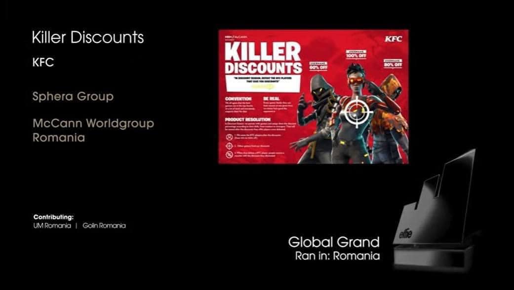 McCann Worldgroup România, UM și KFC România aduc primul Global Grand Effie pentru țara noastră