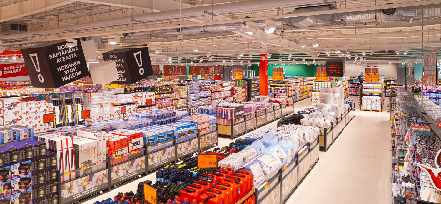 Kaufland magazin Chisinau interior