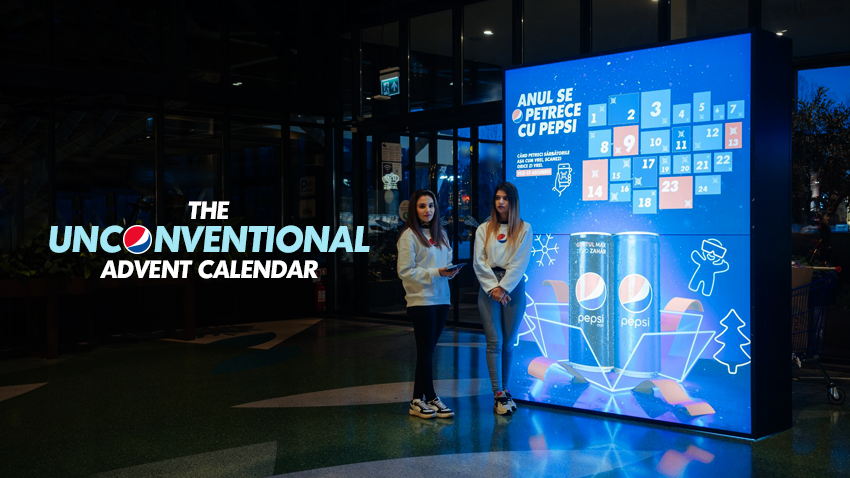 Numără zilele până la Crăciun cum vrei tu, cu advent-ul neconvențional de la Pepsi
