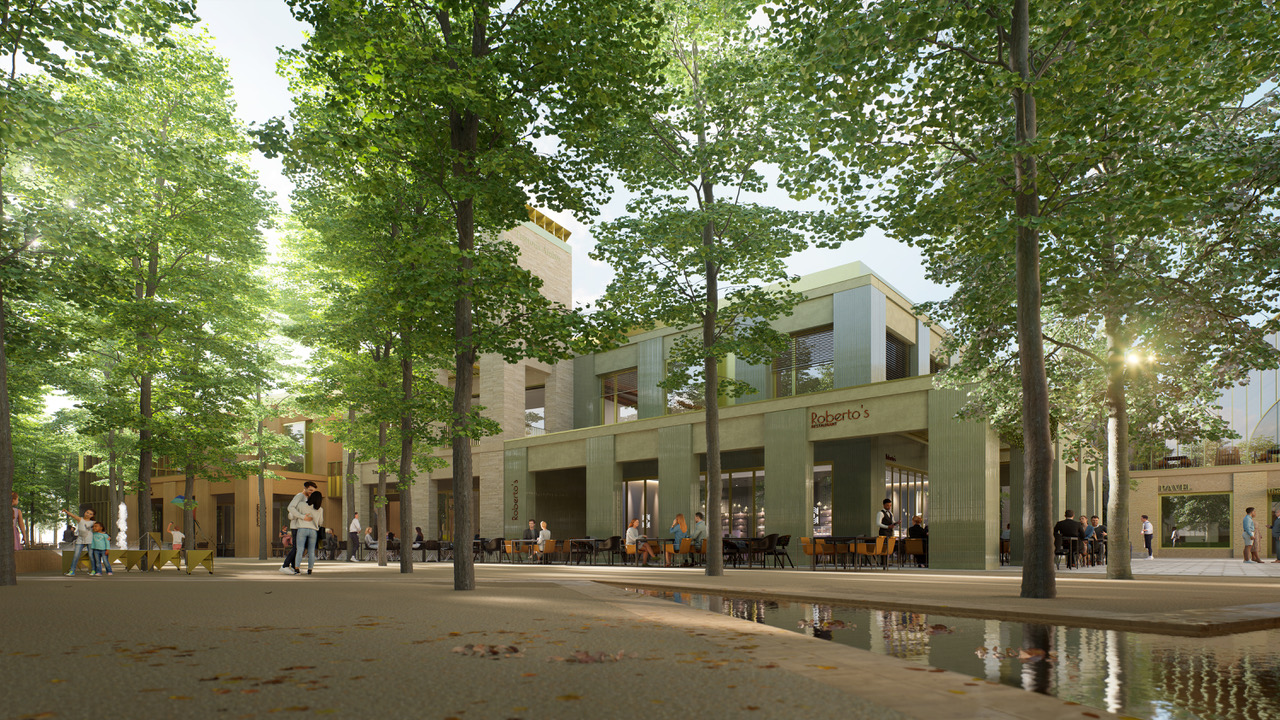 Alesonor a început dezvoltarea zonei Agora din suburbia Amber Forest 2 2 AF Agora