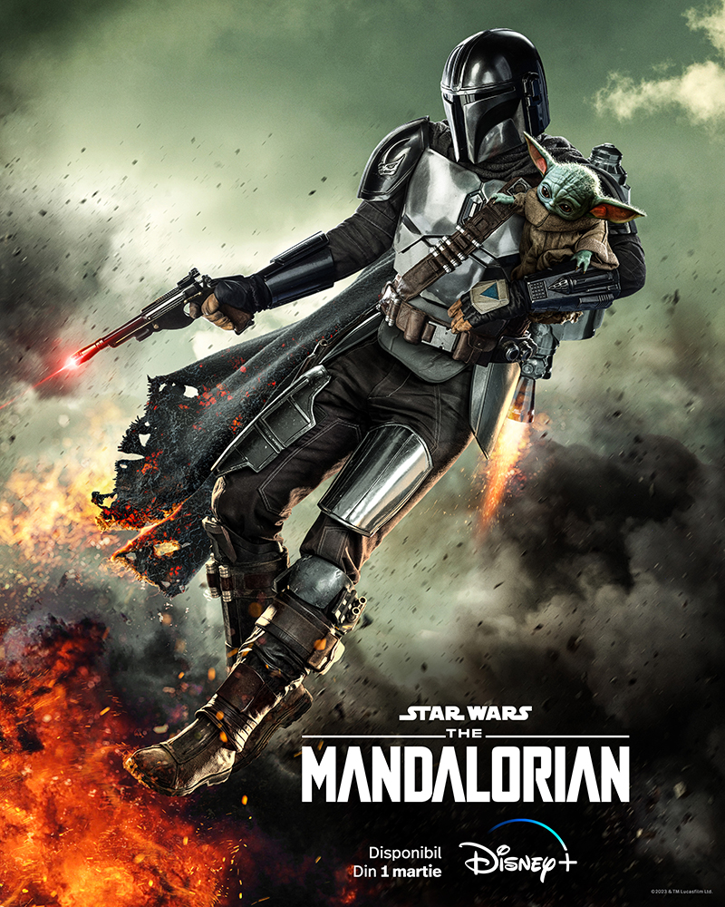 Disney+ anunță premiera sezonului 3 din Star Wars: The Mandolian pe 1 martie 1 Poster