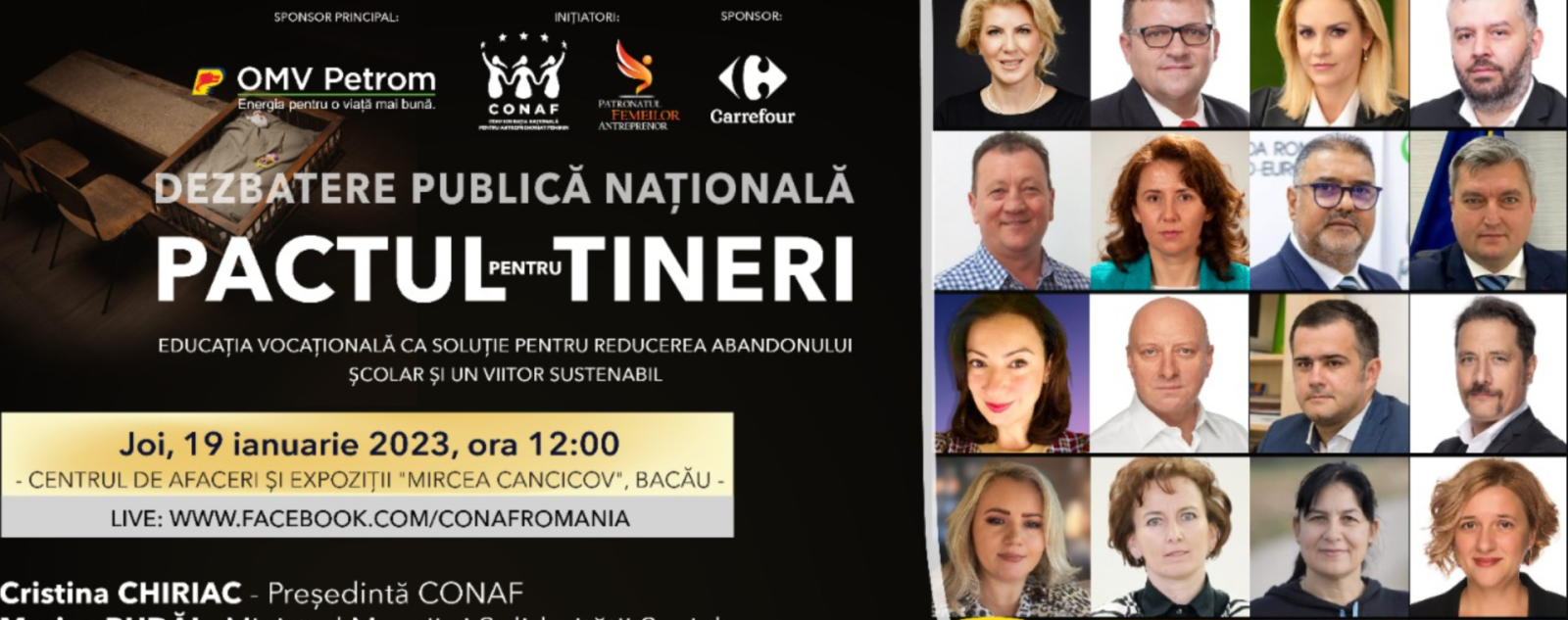 Pactul pentru Tineri ajunge la Bacău